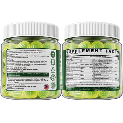 Moringa Gummies 1000mg Sugar-Free 13-in-1 | 60ct | USA Made