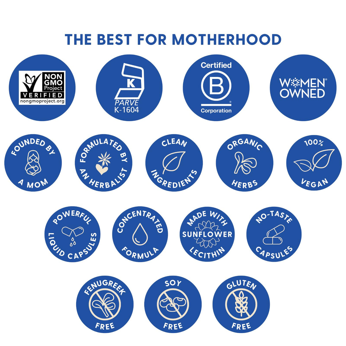 Motherlove More Milk Moringa Cápsulas para la Lactancia 180ud | Sin Fenogreco