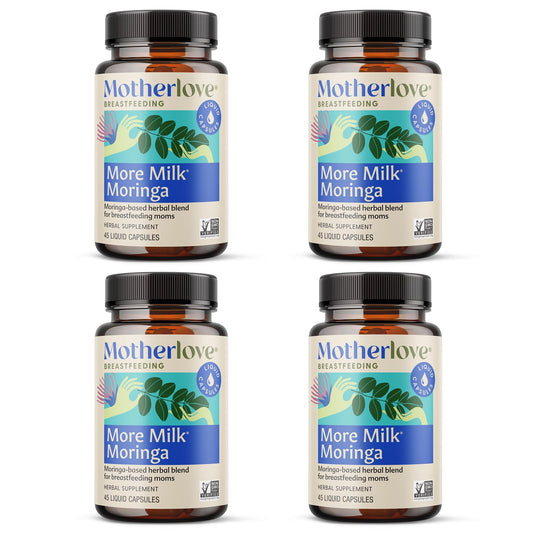 Motherlove More Milk Moringa Cápsulas para la Lactancia 180ud | Sin Fenogreco