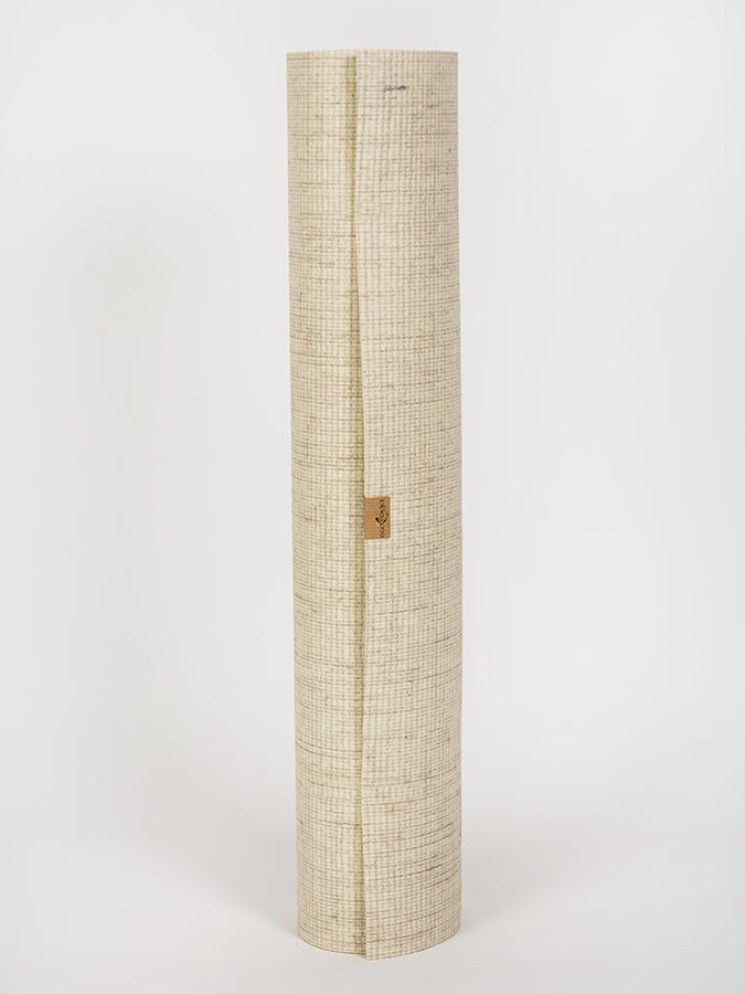 ecoYoga Phoenix Extra Long Jute Yoga Mat – 6mm | Natural & Eco-Friendly