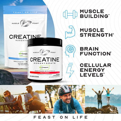 Muscle Feast Creapure Creatine – Fruit Punch 300g - Calm Era