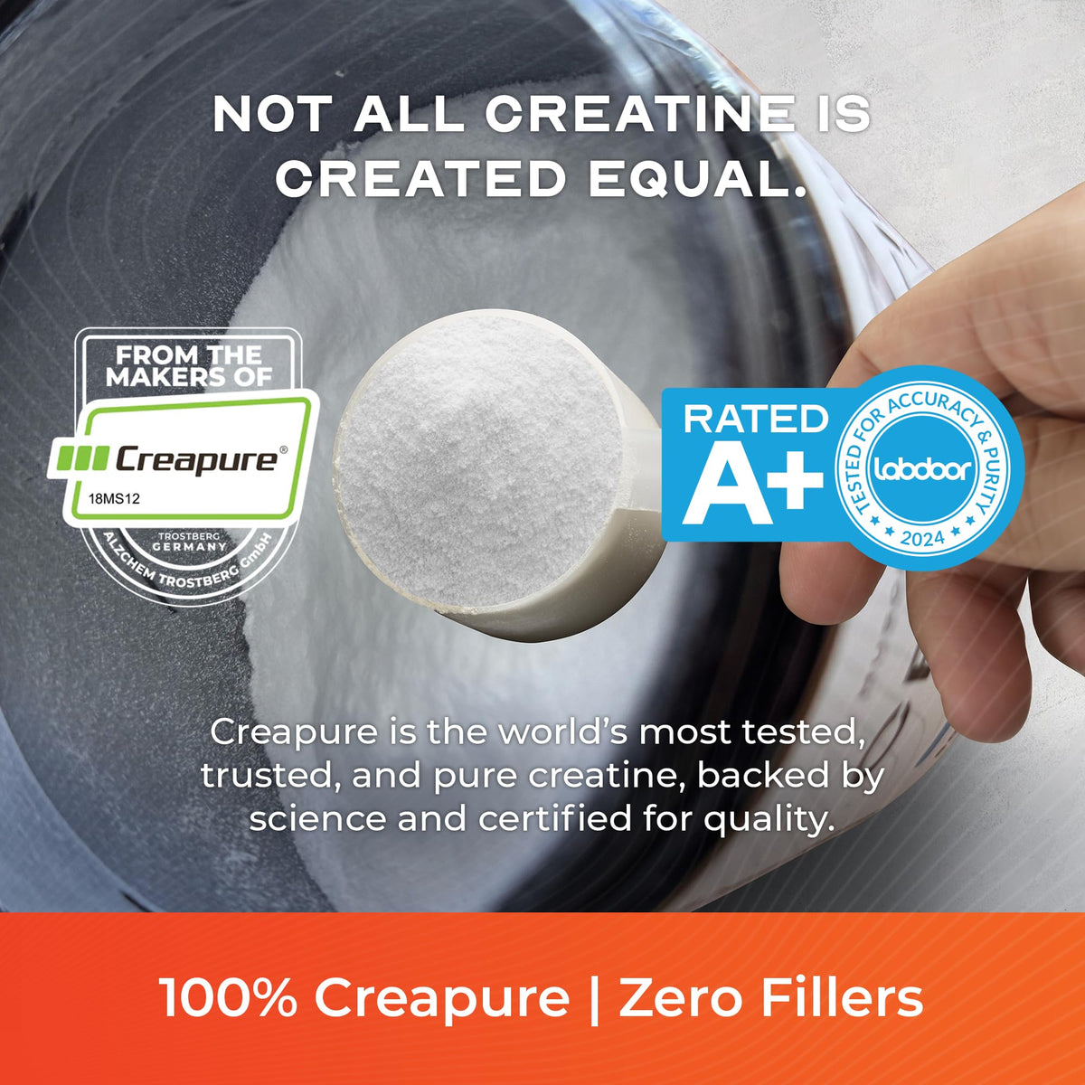Muscle Feast Creapure Creatine – Orange 300g - Calm Era