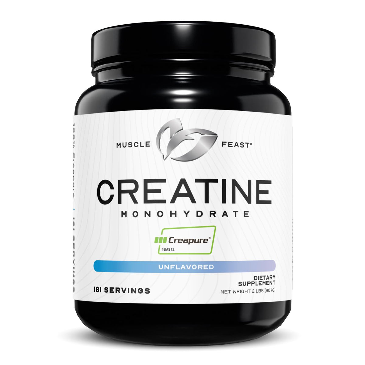 Muscle Feast Creapure Creatine Unflavored – 2lb - Calm Era