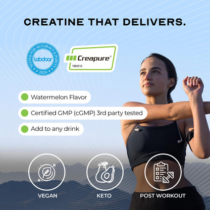 Muscle Feast Creapure Creatine – Watermelon 300g - Calm Era