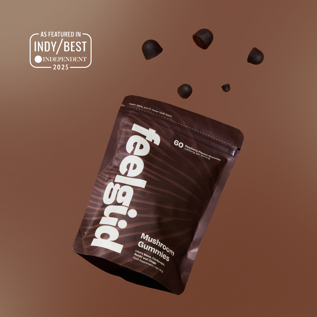 Gomitas de Hongos Feel Güd — Melena de león, Cordyceps, Chaga y Reishi