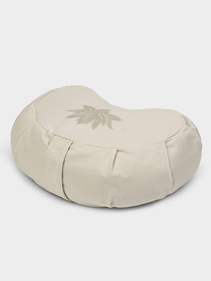 Yoga Studio Crescent Lotus Zafu Buckwheat Cushion – GOTS Organic Cotton