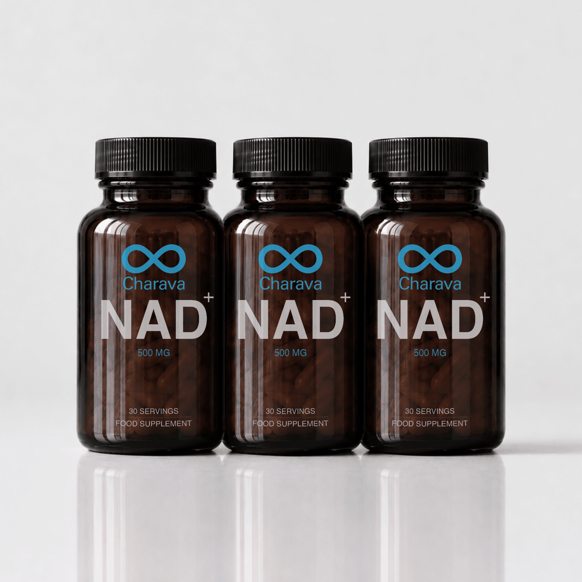 Charava NAD+ 500mg Capsules