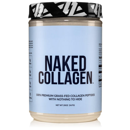 NAKED Collagen Peptides Powder – De animales criados en pastos, sin sabor, 60 porciones