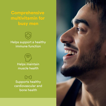 Natural Factors Whole Earth & Sea Multivitamínico para Hombres — 120 Comprimidos