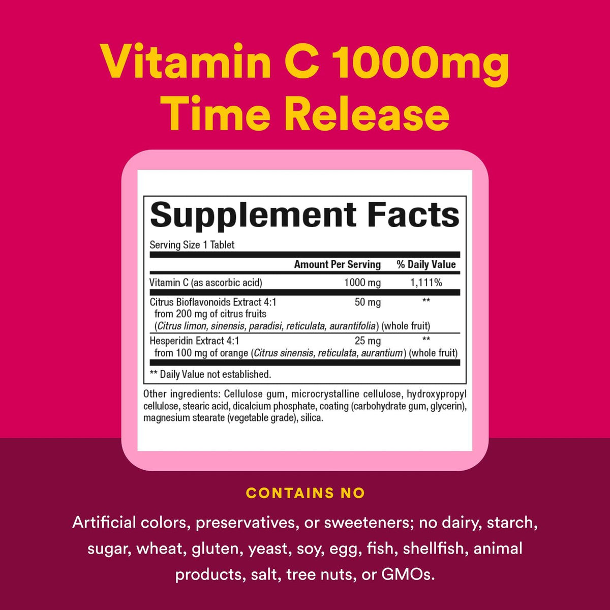 Natural Factors Vitamina C 1000 mg de liberación prolongada — 90 comprimidos