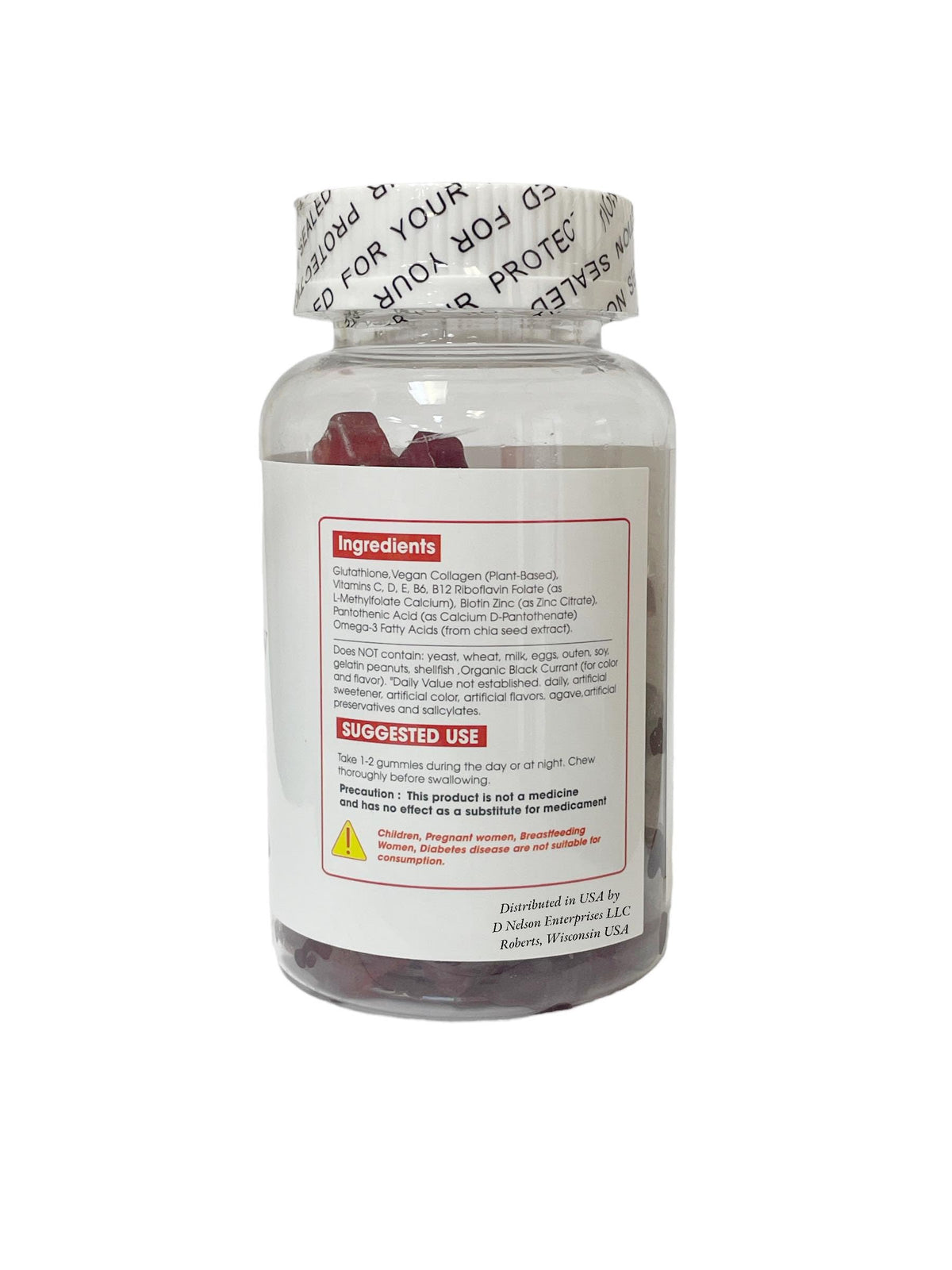 Gomitas Nature Glow de Glutatión y Colágeno para un Brillo Natural — 60 Gomitas Masticables