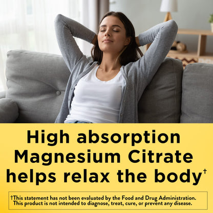Gomitas de citrato de magnesio de alta absorción de Nature Made 200mg — 60 unidades