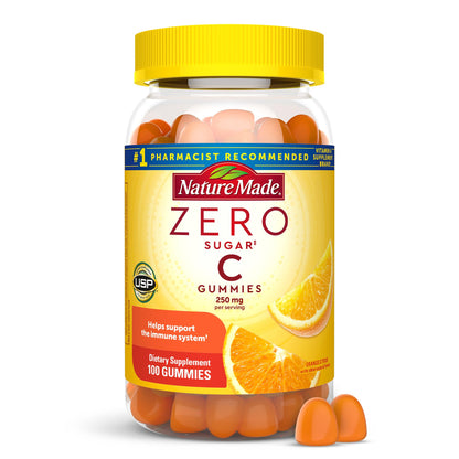 Nature Made Gomitas de vitamina C sin azúcar 250 mg — 100 unidades