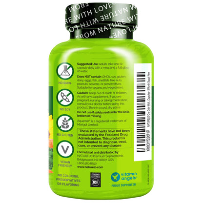 NATURELO Mens Multivitamins – One Daily Multivitamin for Men with Organic Whole Foods & High-Absorption Nutrients | Non-GMO, 240 Veggie Capsules - Calm Era