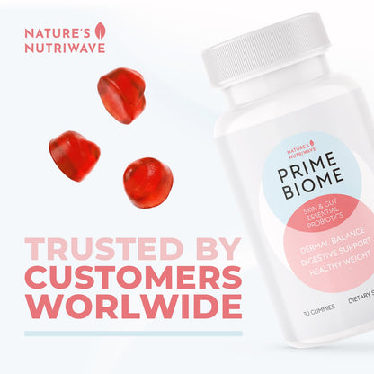 Nature's NutriWave PrimeBiome Probiotic Gummies – 6-Month Supply | 30 Gummies - Calm Era