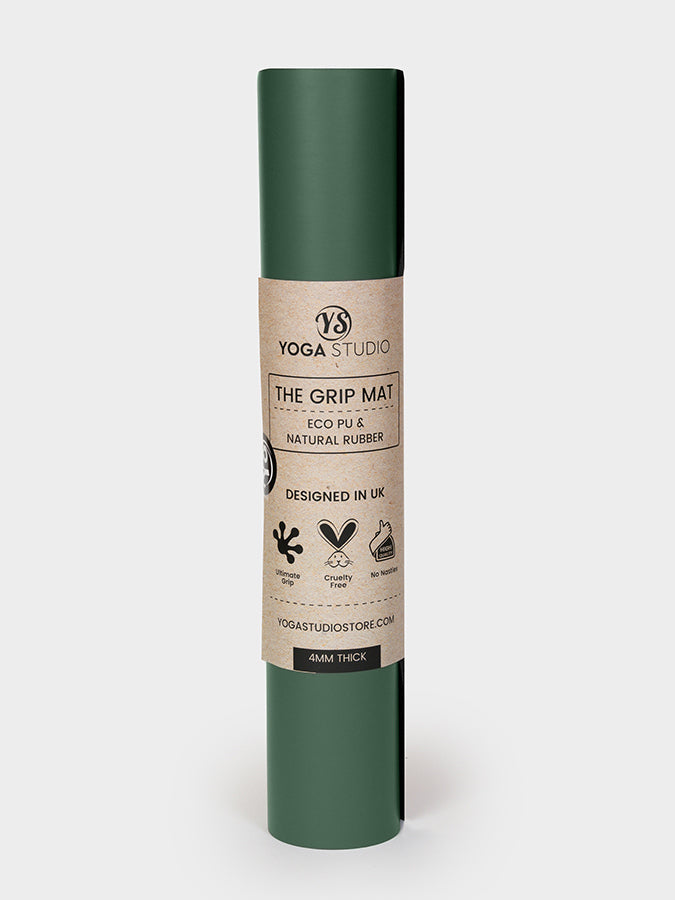 Yoga Studio The Grip Alignment Yoga Mat – Non-Slip & Cushioned | 4mm