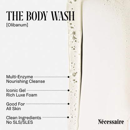 Nécessaire The Body Wash Olibanum – Niacinamide Radiance Cleanse 8.4oz