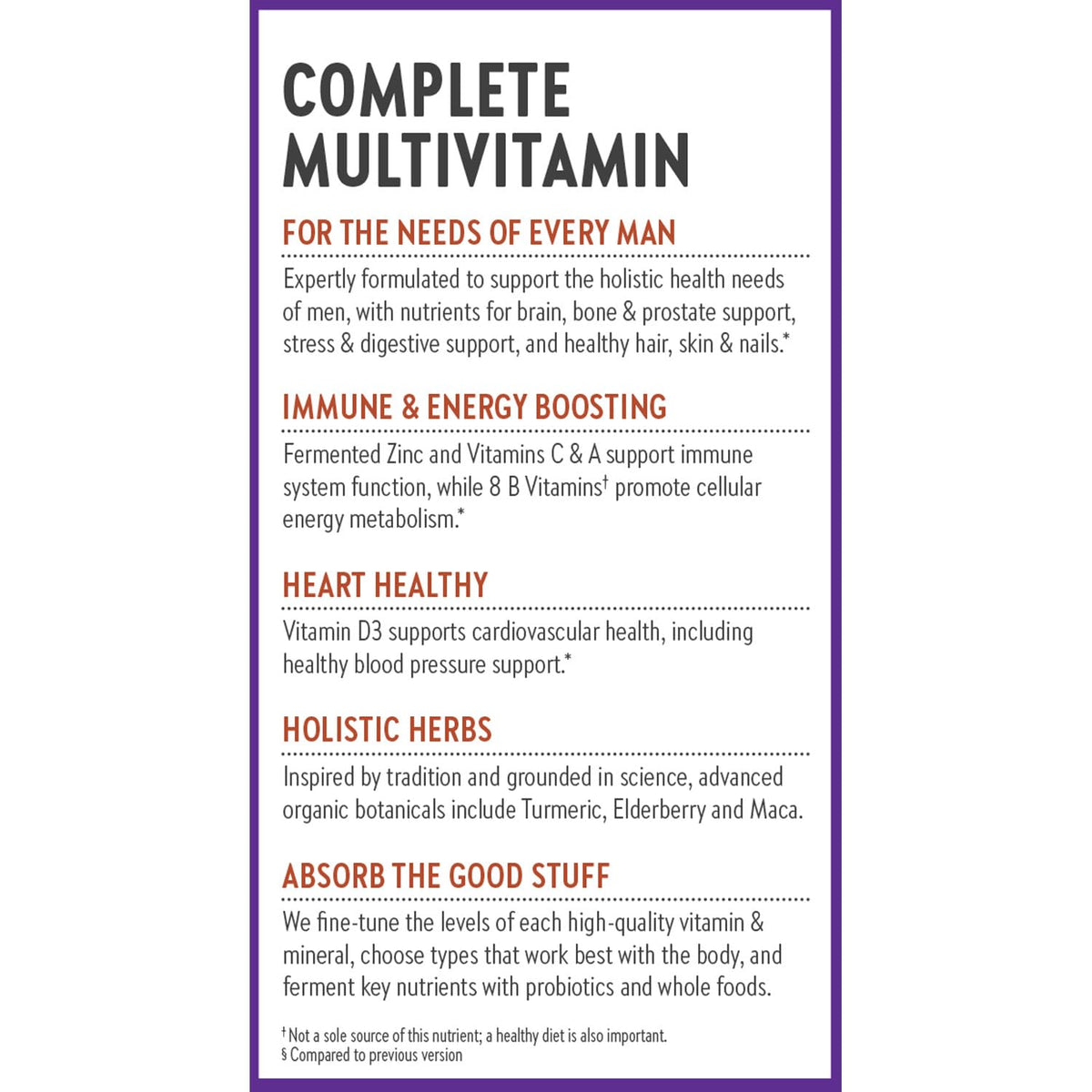 New Chapter Men’s Multivitamin One Daily - Calm Era