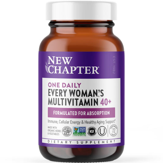 New Chapter Women’s 40+ Multivitamin – One Daily, Fermented Nutrients, Gentle on Empty Stomach - Calm Era