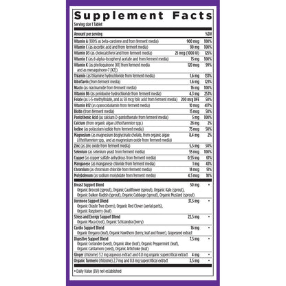 New Chapter Women's Multivitamin 40+ | One Daily, Fermented Vitamins, Gentle on Empty Stomach - Calm Era
