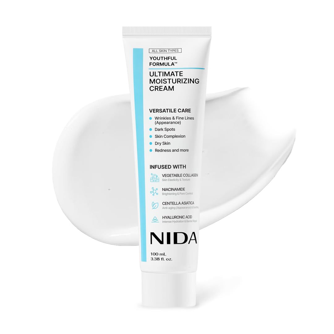 NIDA Ultimate Moisturizing Cream tube on a white background