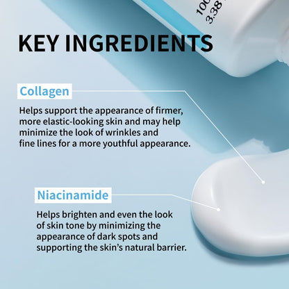 NIDA Crema Hidratante Fórmula Joven – Centella, Ácido Hialurónico, Niacinamida y Colágeno
