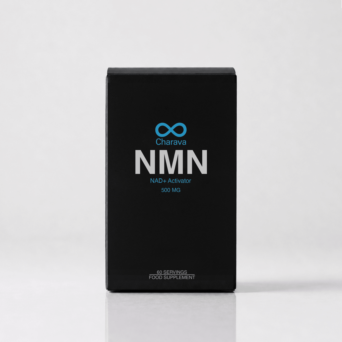 Cápsulas Charava NMN 500 mg — Reforzador de NAD+ Galardonado