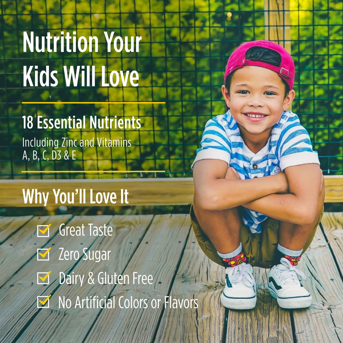 Nordic Naturals Zero Sugar Kids Multi Gummies – Orange Lemon | Ages 4+ | 120 Gummies