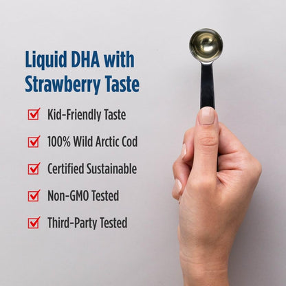 Nordic Naturals Children's DHA Strawberry - 16 oz, 530 mg Omega-3 - Calm Era