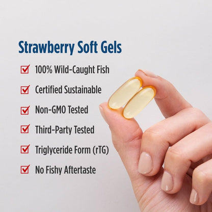 Nordic Naturals DHA Xtra – Strawberry | 90 Soft Gels - Calm Era