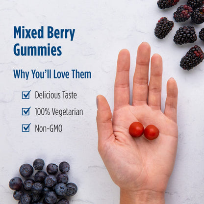 Gomitas multivitamínicas para hombres Nordic Naturals — Bayas mixtas, 60 gomitas