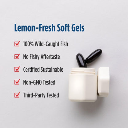 Nordic Naturals Ultimate Omega + CoQ10 Lemon 90 Soft Gels - Calm Era