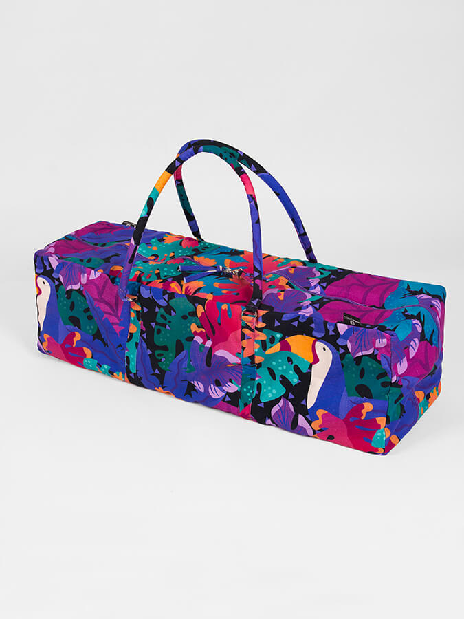 Bolsa de kit para equipo de yoga de algodón orgánico GOTS