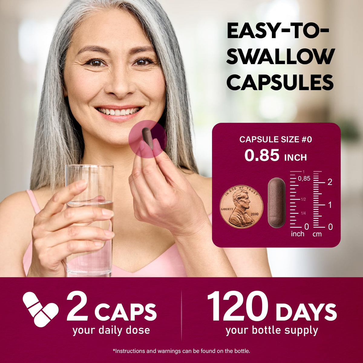 NutraHarmony Beet Root 5-in-1 Complex Capsules — Heart Health & Blood Pressure Support — 240 Capsules, Made in USA - Calm Era