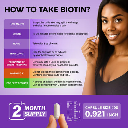 Nutraharmony Biotin + Collagen + Keratin – Hair, Skin & Nails | 120 Capsules - Calm Era