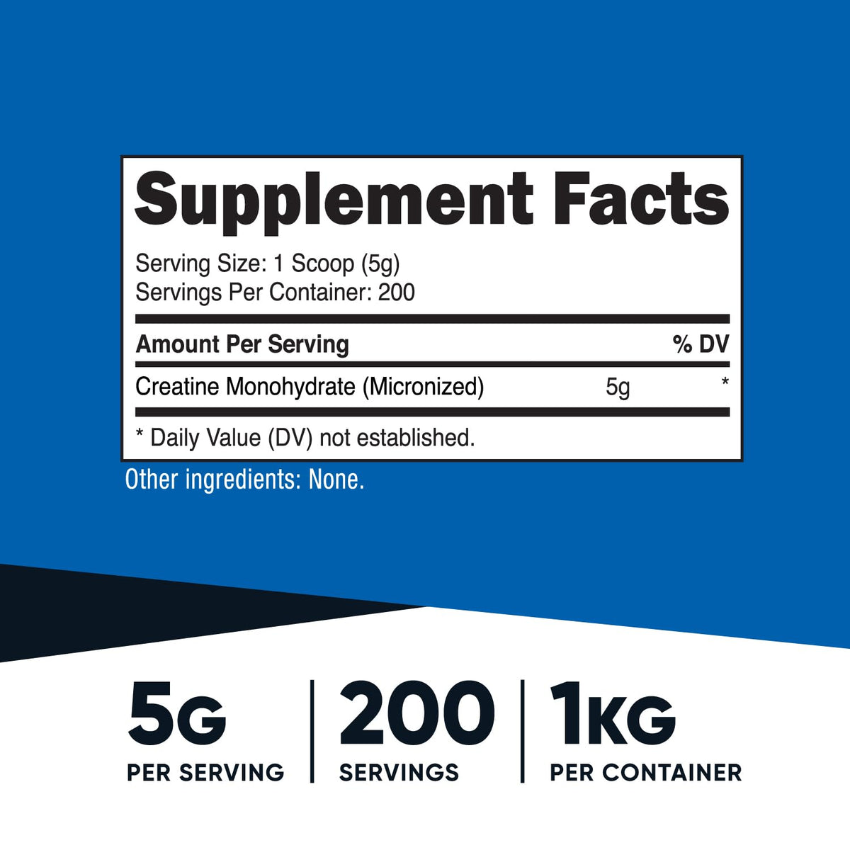 Nutricost Creatine Monohydrate Micronized Powder (1 KG) – 200 Servings, Pure Creatine Monohydrate - Calm Era