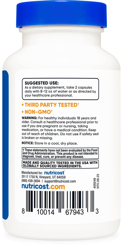Nutricost Multivitamínico para Hombres — 120 Cápsulas