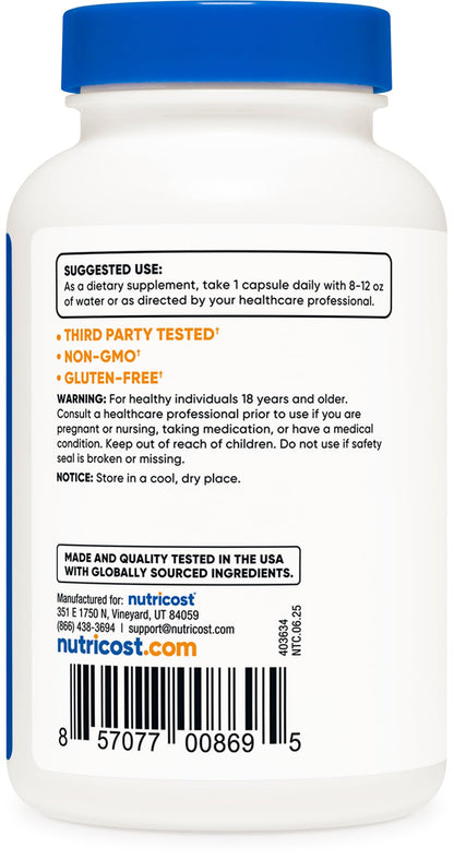 Nutricost Vitamina K2 MK-4 100mcg — 240 Cápsulas