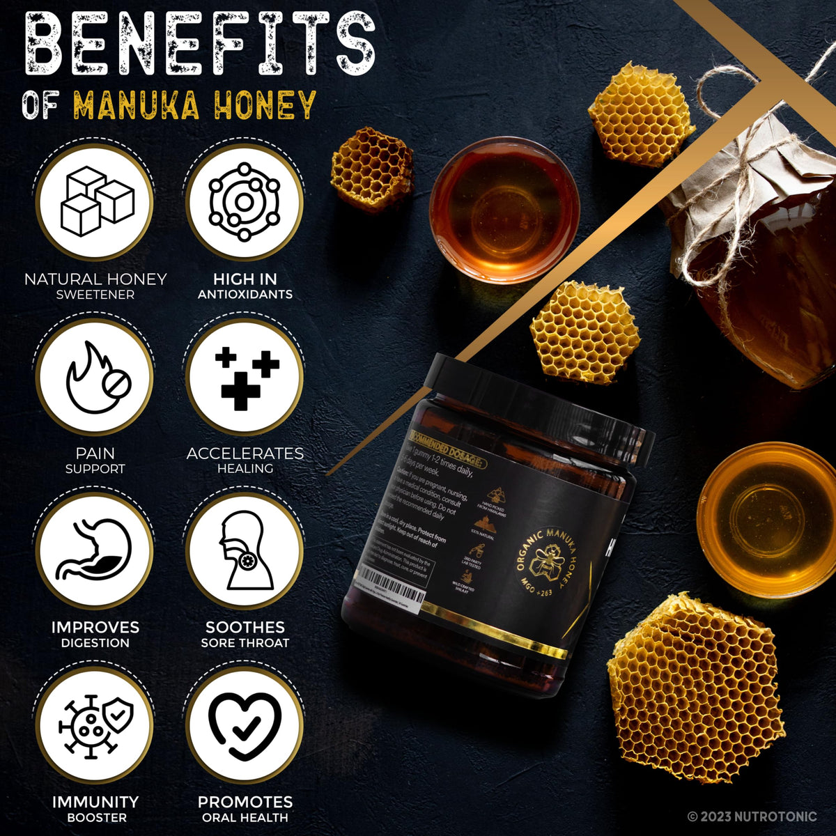 NutroTonic Himalayan Shilajit Gummies – Manuka Honey | 30 Gummies - Calm Era