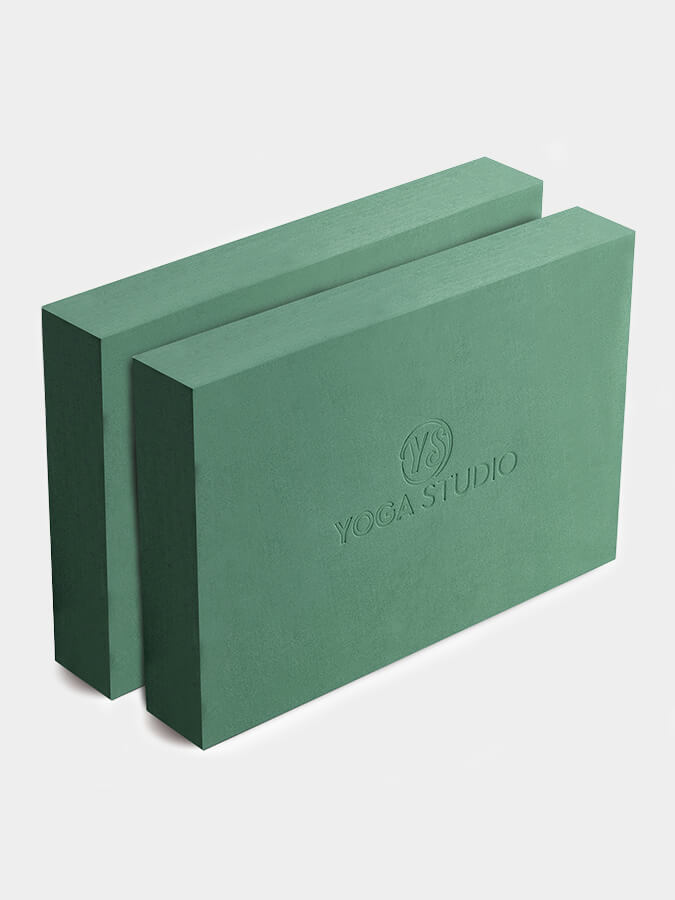 Yoga Studio High-Density EVA Yoga Blocks — Twin Pack