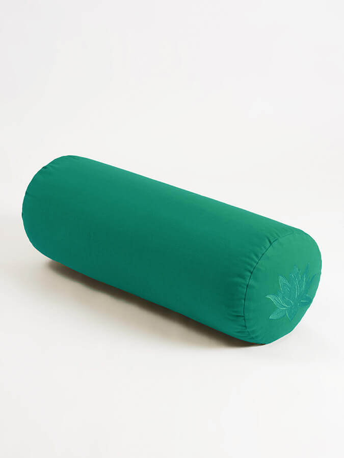 GOTS Organic Cotton Buckwheat Lotus Meditation Bolster