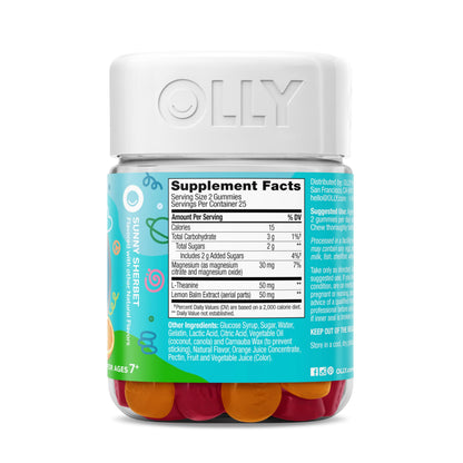 OLLY Kids Chillax Gomitas — Magnesio y L-Teanina, 50 unidades