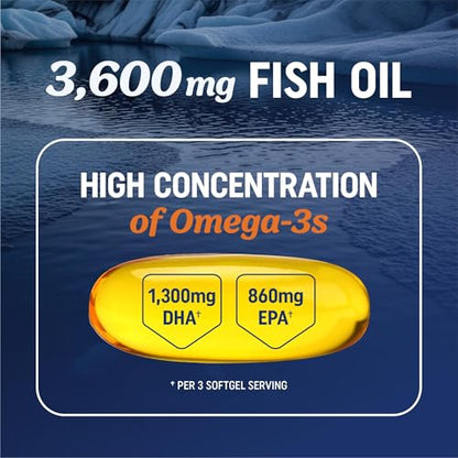 Aceite de pescado Omega-3 de triple concentración