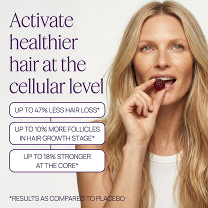 OMI WELLBEAUTY Hair Growth Peptides Gummies – Doctor Recommended, Patented Follicle Fortifying Formula