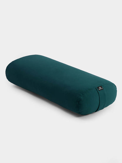 Rectangular Lightweight Yoga Bolster — Organic Cotton Cover