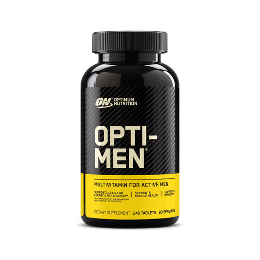 Opti-Men Multivitamínico Diario para Hombres – Apoyo Inmunitario, Suministro para 80 Días, 240 Comprimidos