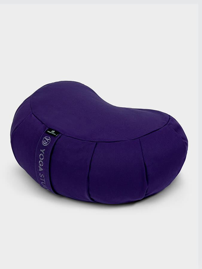 European Organic Buckwheat Zafu Crescent Meditation Cushion