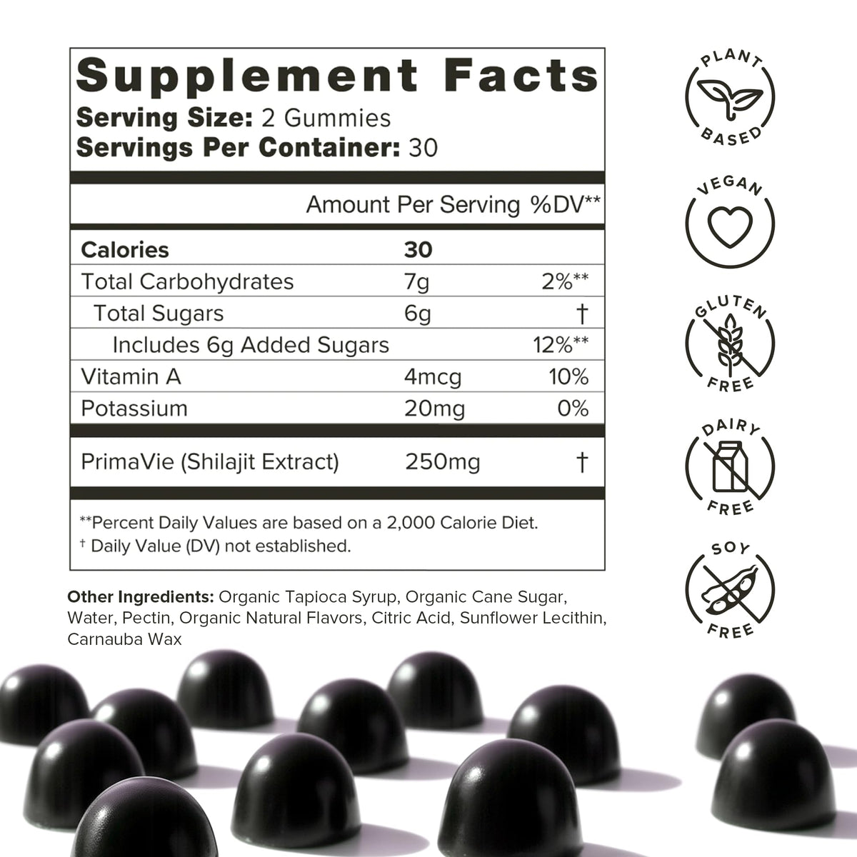 Organifi Shilajit Gummies – Himalayan PrimaVie Shilajit | 60 Count