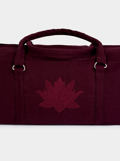 Bolsa de kit para equipo de yoga de algodón orgánico GOTS