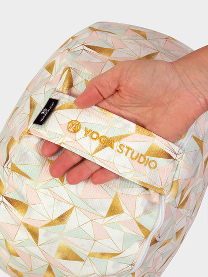 Yoga Studio Cylinder Meditation Cushion – Large | Firm Support for Seated Practice